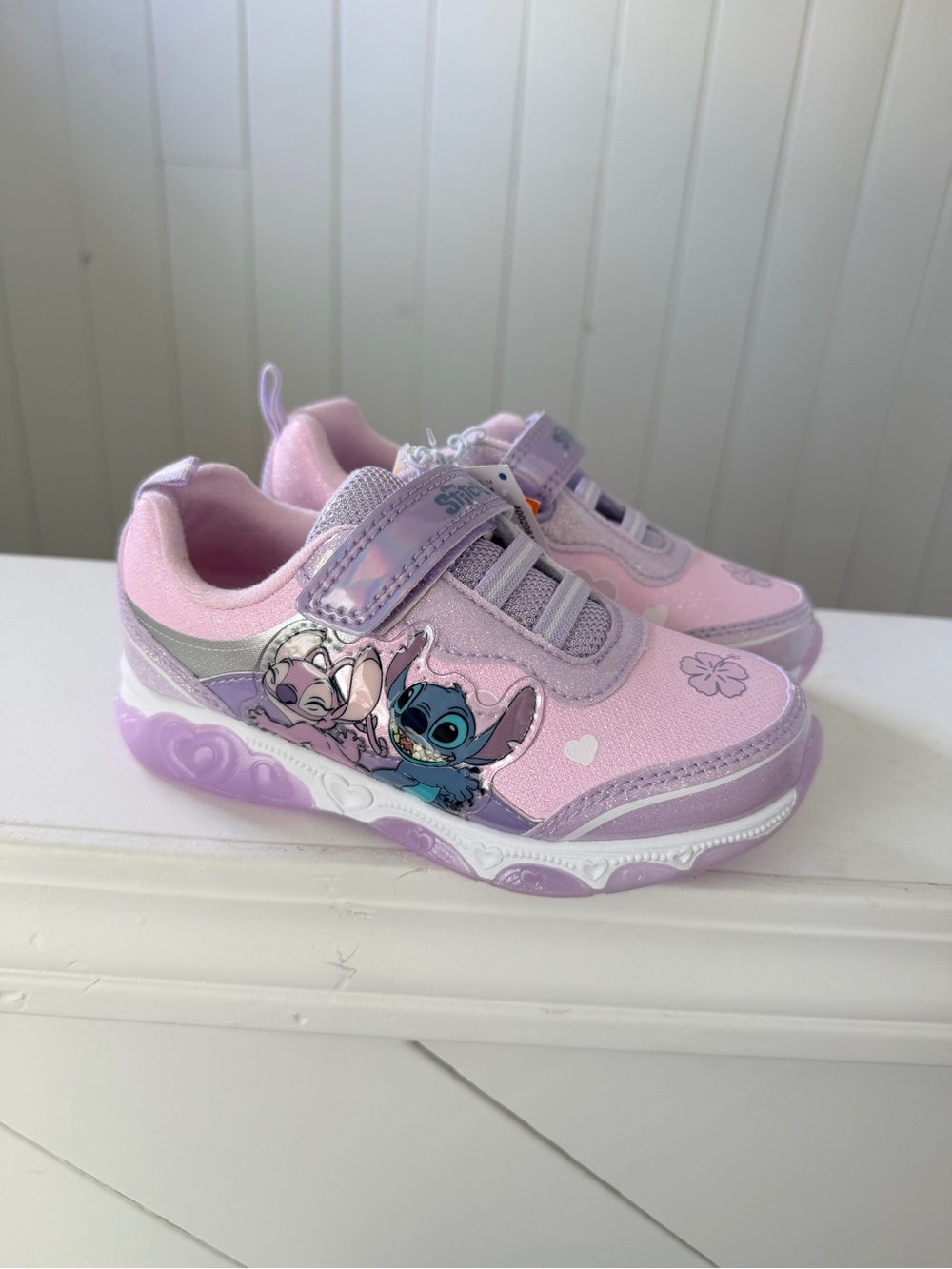 Disney Pink & Purple Lilo & Stitch Kids Sneakers